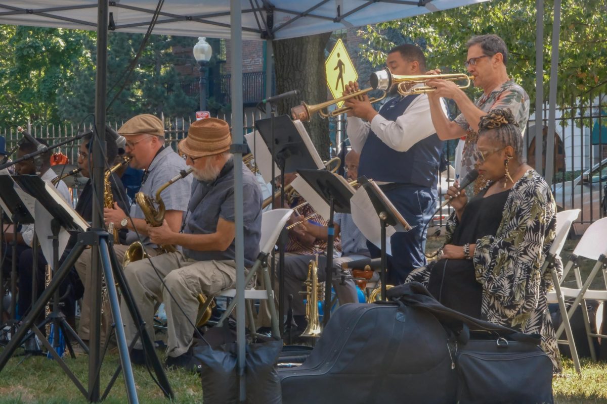 Jazz musicians soothe the audience, performing the work of McIntyre, a Boston native. The Makanda Project was assembled to continue the composer’s work following his death in 2001.