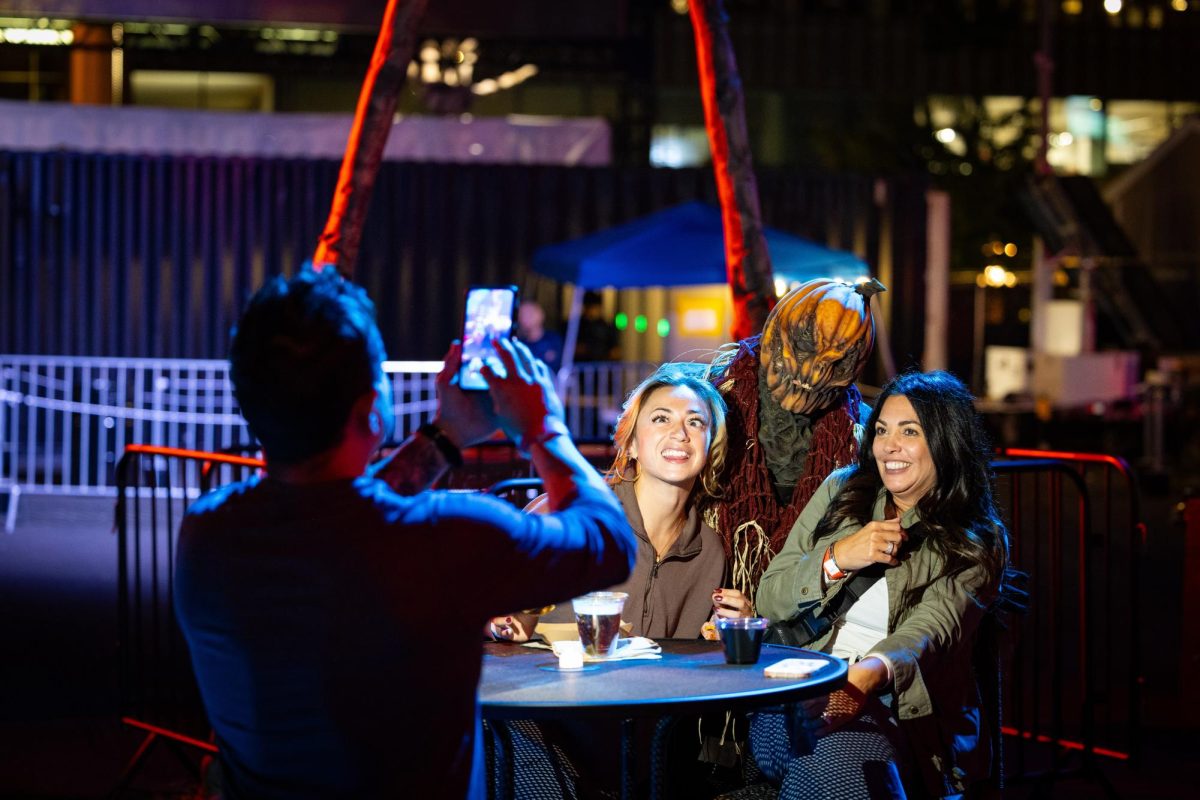 Guests pose with an undead monster at Boston's Wicked Haunt Fest Oct. 20. Read more here.