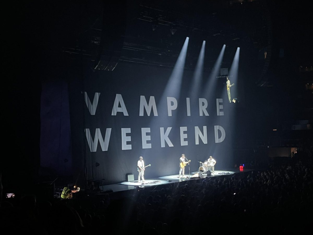 Vampire Weekend performs at TD Garden Sept. 27. The concert included a wide range of songs, both new and old.