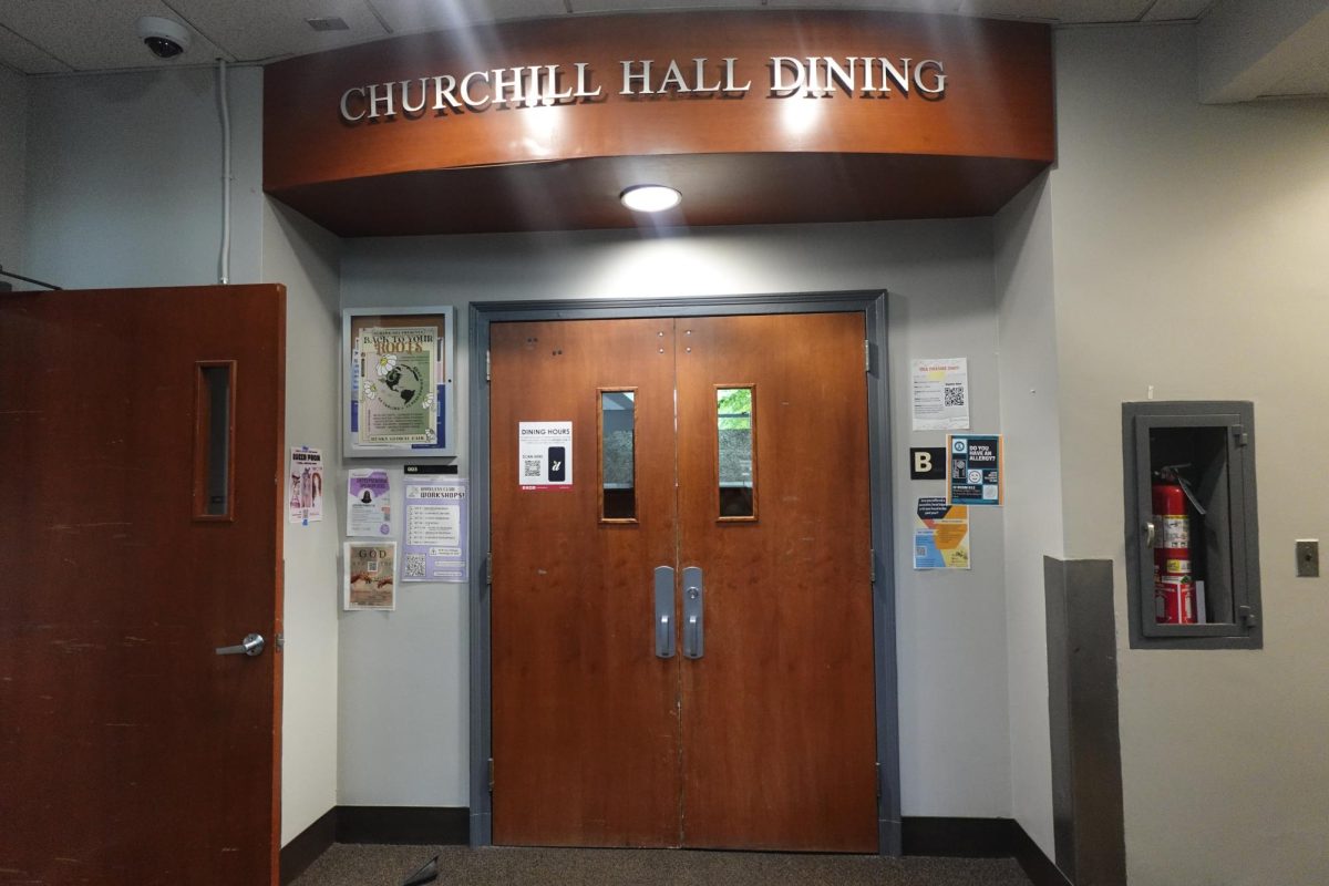 The exterior of Churchill’s. Students expressed excitement over the prospect of new food options in the space.