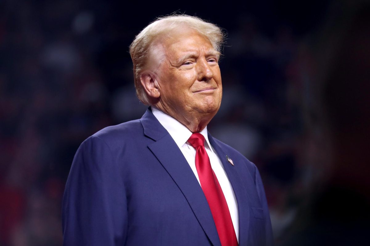 Donald Trump speaks at a campaign rally in Arizona Aug. 23. Trump was elected for a second term as president Nov. 5. Photo courtesy Gage Skimore, flickr.