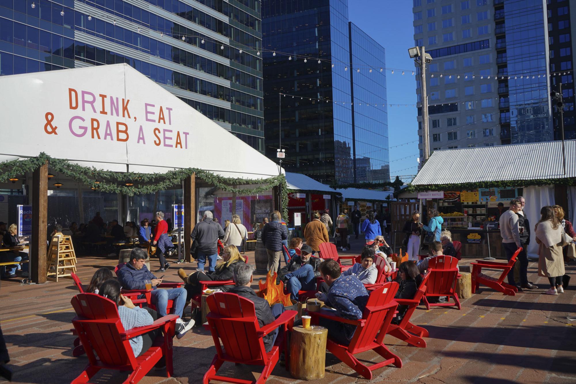 Snowport, Boston’s downtown winter market, reopens for the holiday season The Huntington News