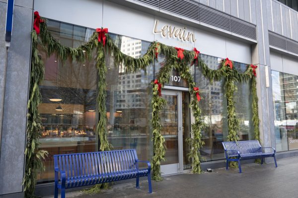 The new Levain Bakery storefront in Seaport. The company originally started in New York City.