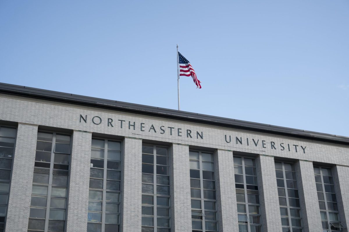 Ell Hall on Northeastern's Boston campus. The number of undergraduate applications received by Northeastern rose 63% this year from 2020.