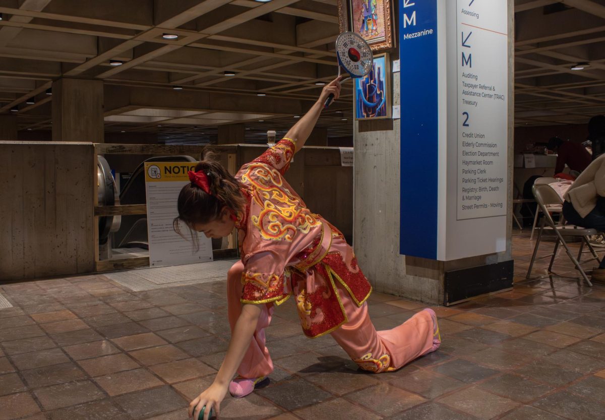 Joy Wang, a 17-year-old high school student, practices her choreography. Wang started dancing over seven years ago.