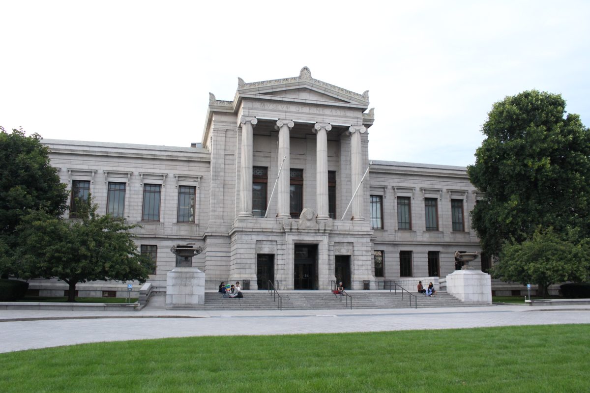 The main entrance to the MFA. The museum announced it will be hosting its annual free MLK Day Open House with access to exhibits, scheduled tours and art-making activities.