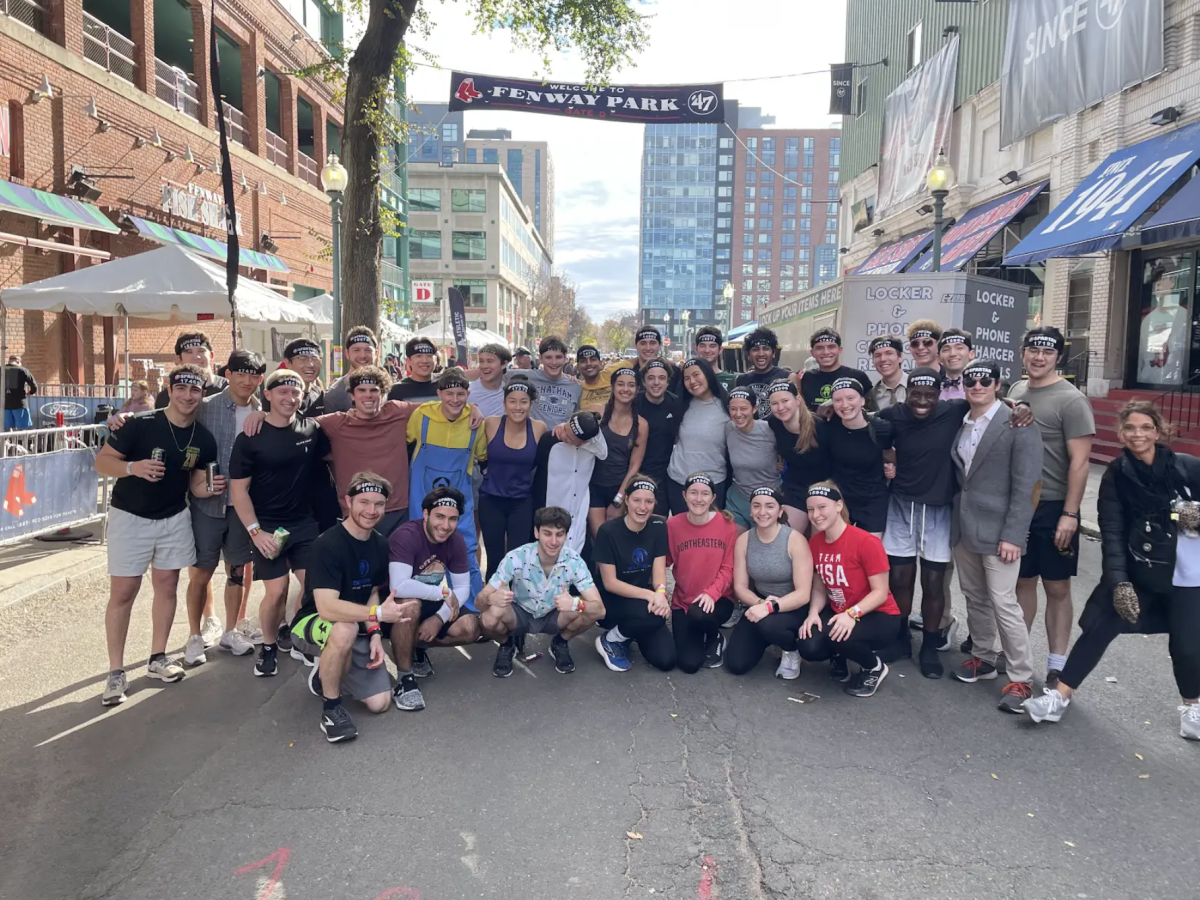 Elite Heat members pose for a group photo at a Fenway Park Spartan Race in 2024. The club was established in 2017 and revived in 2021 after a break due to the COVID-19 pandemic. Photo courtesy Elite Heat.