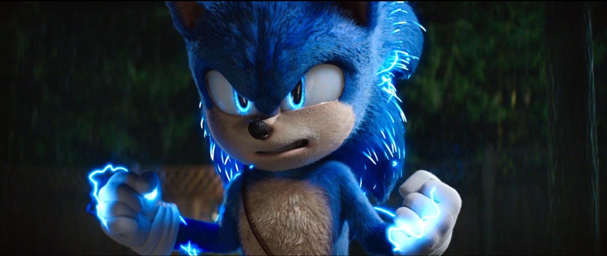 Ben Schwartz as Sonic in "Sonic the Hedgehog 2." "Sonic the Hedgehog 3" was released Dec. 20, 2024. Photo courtesy Paramount Pictures and Sega of America/Paramount+.