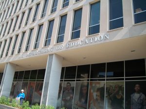 The exterior of the U.S. Department of Education in Washington. A letter sent by the department to all educational institutions in the country that receive federal funding Feb. 14 demanded the elimination of all race-based programs. Photo courtesy Anne Meadows, flickr. 