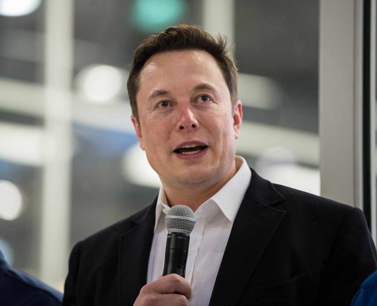 Elon Musk speaks at SpaceX Headquarters Oct. 10, 2019. Edward Coristine was reported by WIRED to be an engineer for DOGE Feb. 2. Photo courtesy Aubrey Gemignani, NASA.