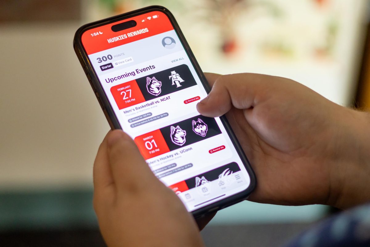 The Huskies Reward App displays various games students can get tickets to. On July 1, 2024, Northeastern Athletics launched the Huskies Rewards