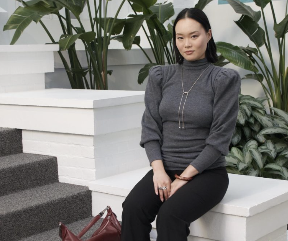 Yeani Kwon poses for a photo. Kwon became the president of the Northeastern Fashion Society in late 2023.