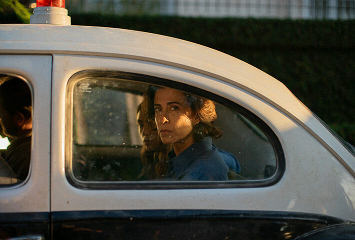 Fernanda Torres stars in "I'm Still Here." The film was based on the memoir of the same name by Marcelo Rubens Paiva. Photo courtesy Sony Pictures Classics.