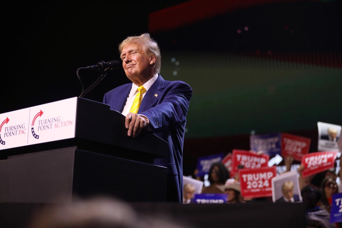 President Trump speaks to a rally crowd in Phoenix June 6, 2024. Many Americans were left confused and divided during his second term. Photo courtesy Gage Skidmore, flickr