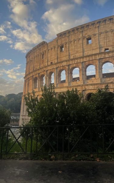 The Colosseum in Rome. N.U.in students studied at John Cabot University.