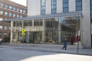 The exterior of Northeastern's School of Law. A speaker event with Raz Segal was canceled a day before it was scheduled for not following the proper procedures needed to hold an event, according to a statement to The News by Renata Nyul.