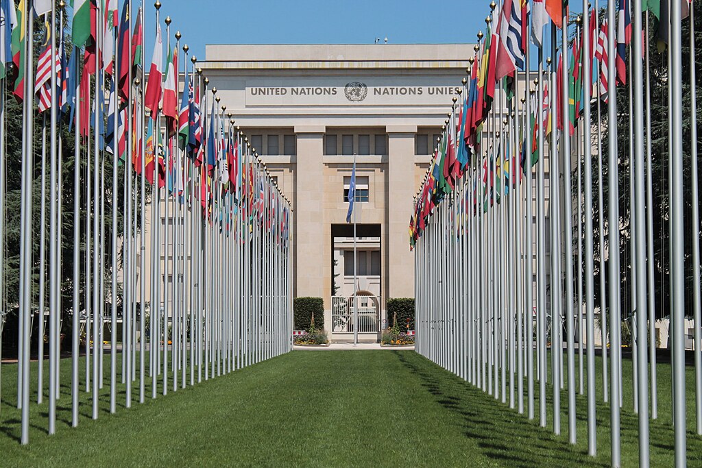 The exterior of the United Nations Headquarters July 22, 2018. According to Stanford University, the United States had the highest AI vibrancy ranking in 2024, followed by China. Photo courtesy John Samuel, Wikimedia Commons.