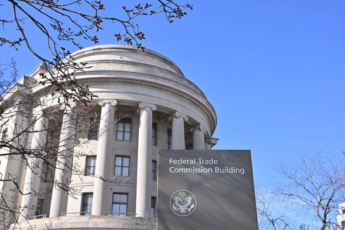 The exterior of the Federal Trade Commission Building Feb. 7, 2025. The FTC experienced a $41.2 million decrease in its budget in 2026. Photo courtesy G. Edward Johnson, Wikimedia Commons.