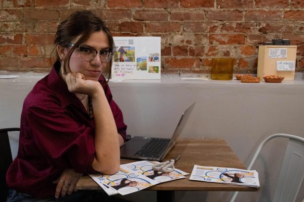 Jordan Korgood poses for a photo in the Ula Cafe located in Jamaica Plains May 29. Korgood focused her campaign on judiciary reformation and advocation.